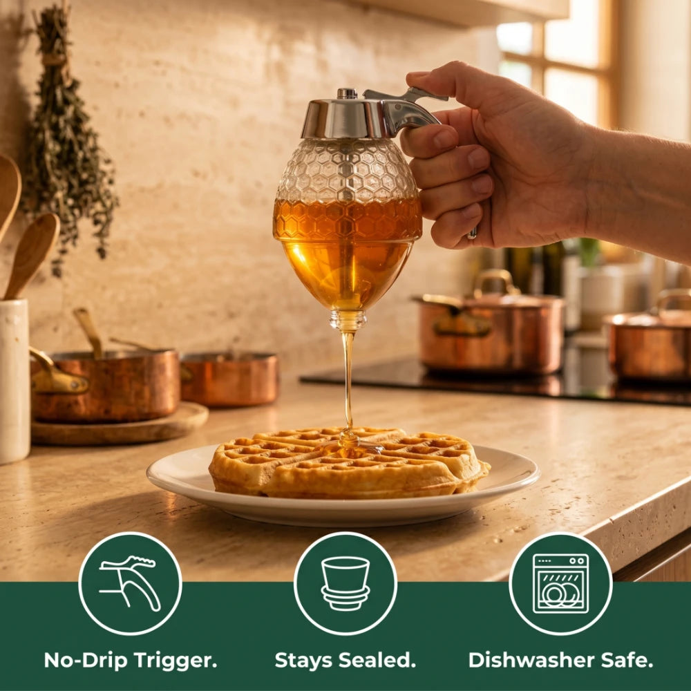 Siena Honey Dispenser