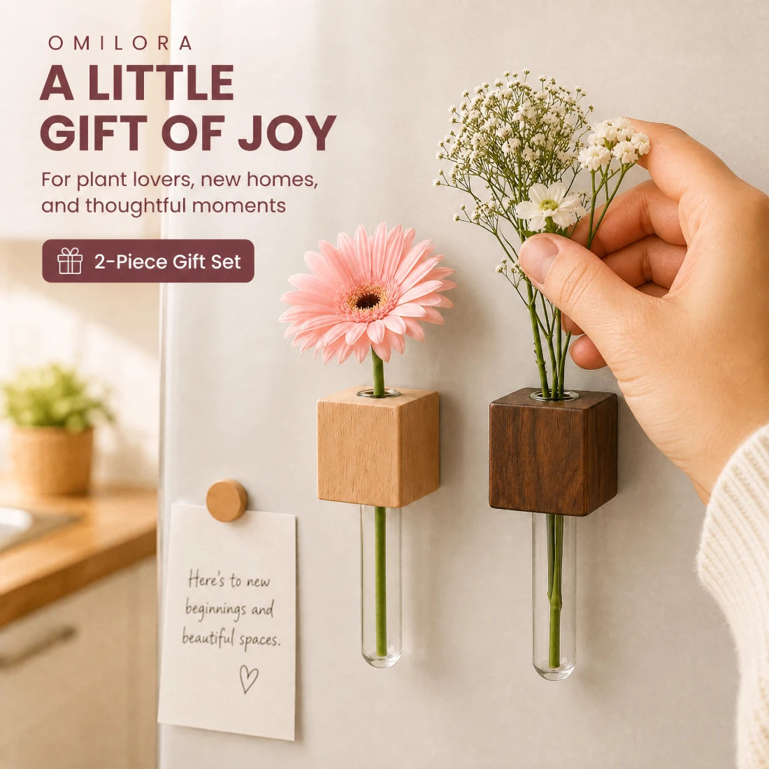 Siena Magnetic Flower Vases