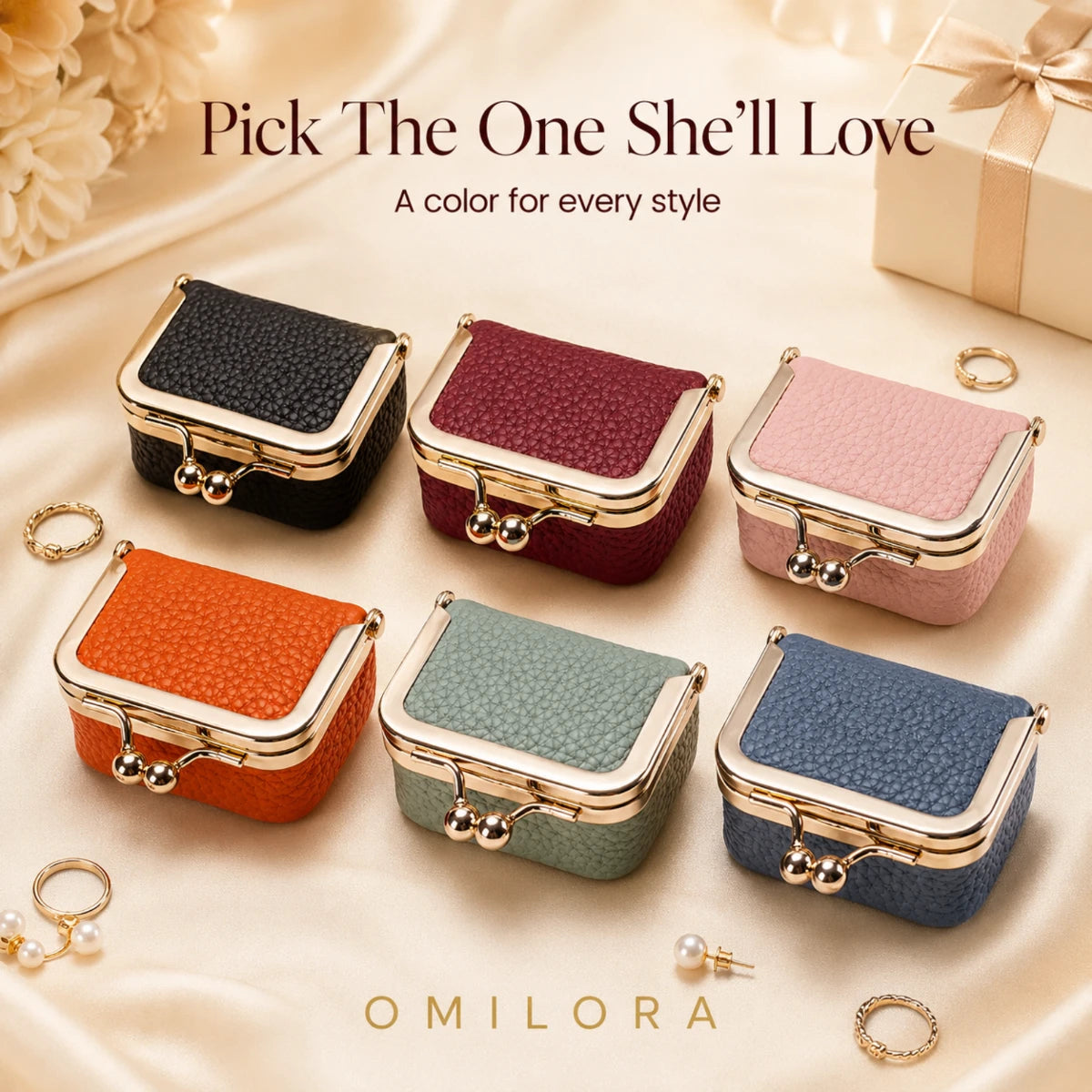Velour Mini Jewelry Box