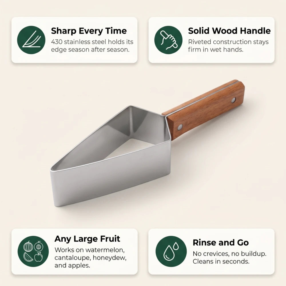 Stainless Steel Melon Slicer - Limited Time Offer