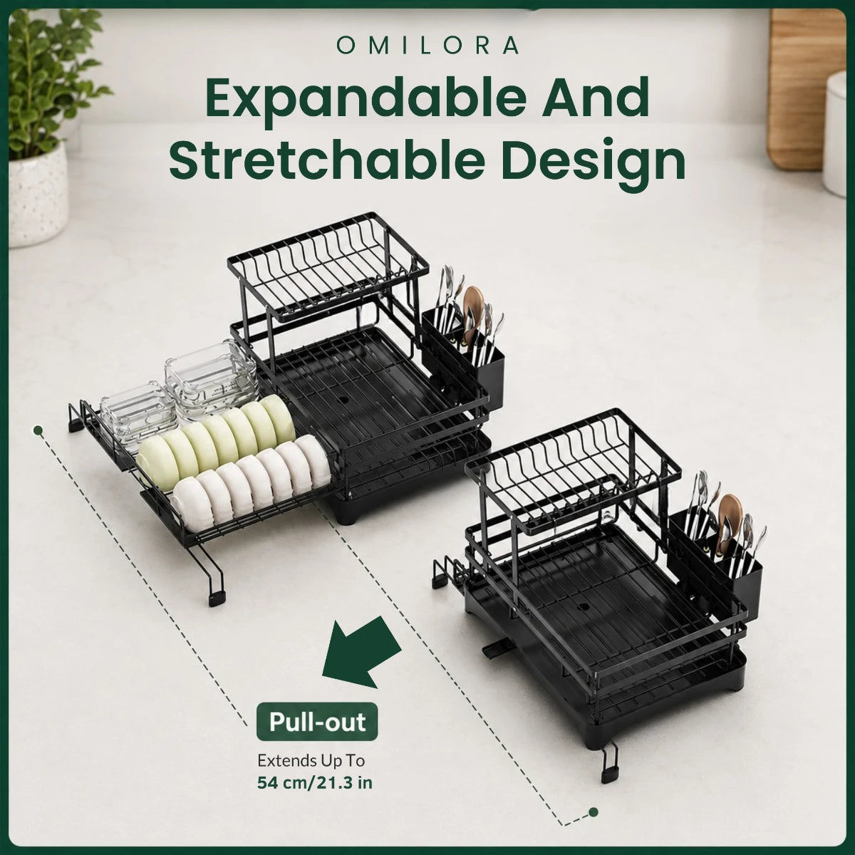 Tavola Expandable Dish Drying Rack