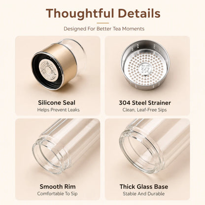 Sakino Glass Tea Infuser - Limited Time Offer