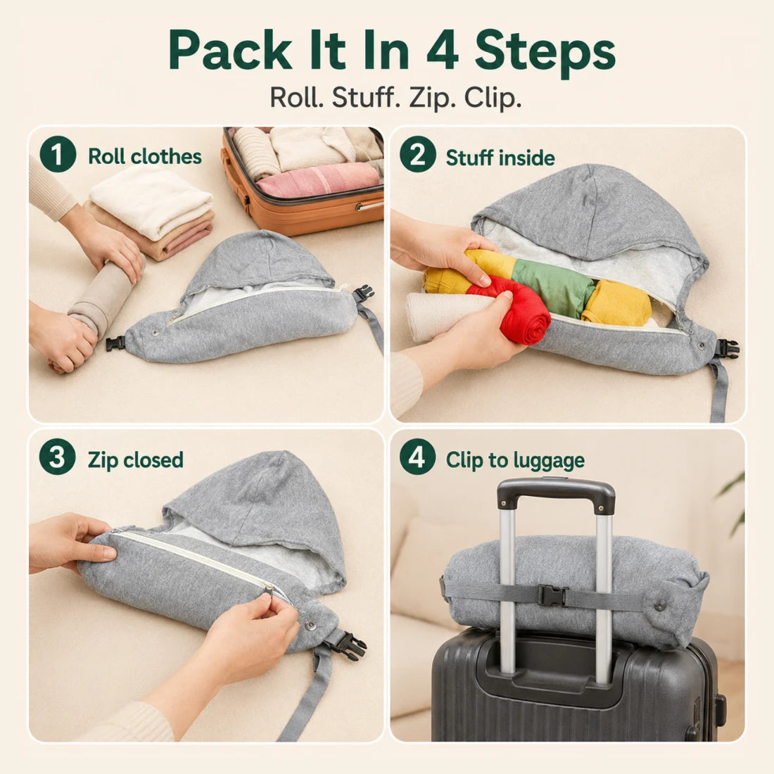 LumaRest Travel Pillow