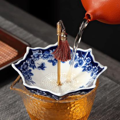 Sakino Porcelain Tea Strainer Set