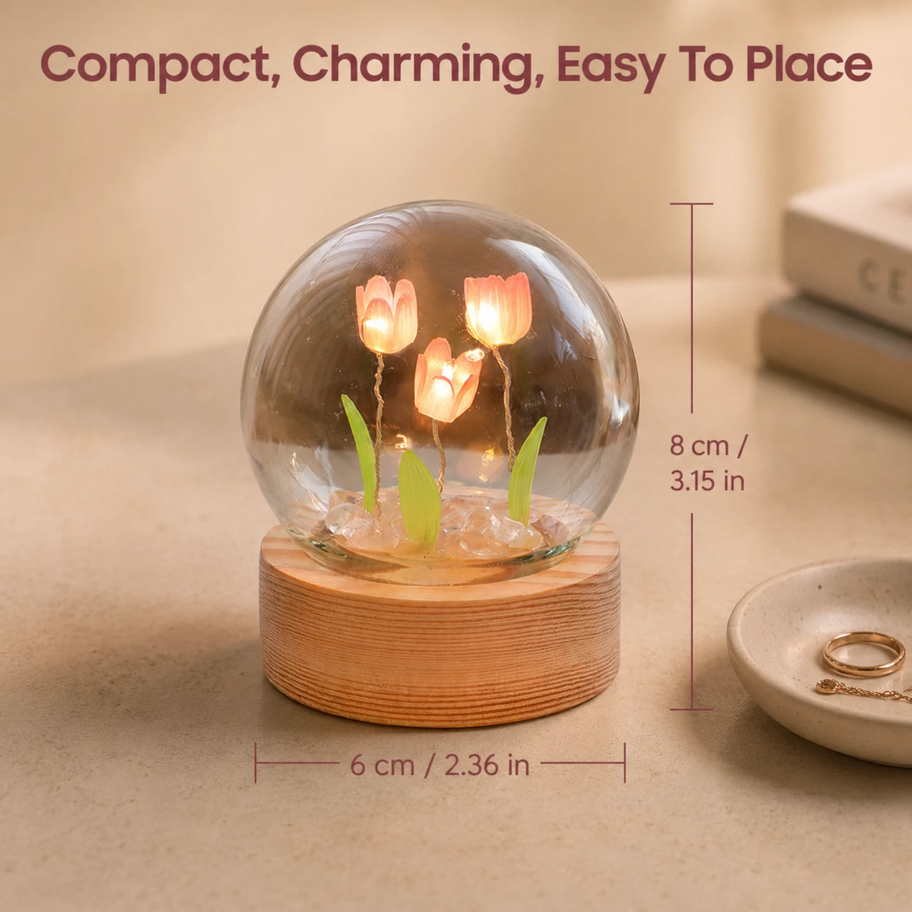Elara Glowing Tulip Lamp