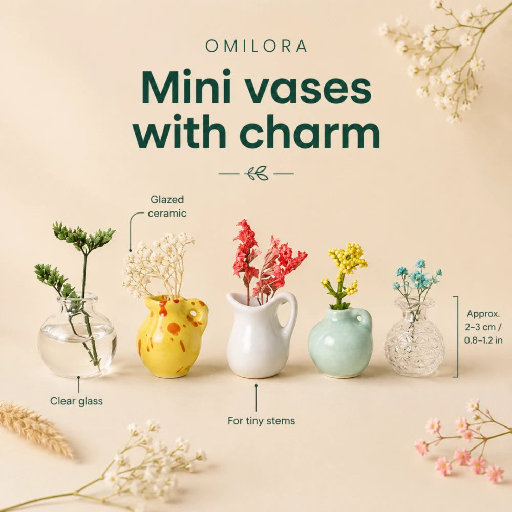 Florette Mini Vase Ceramic Magnets - Limited Time Offer