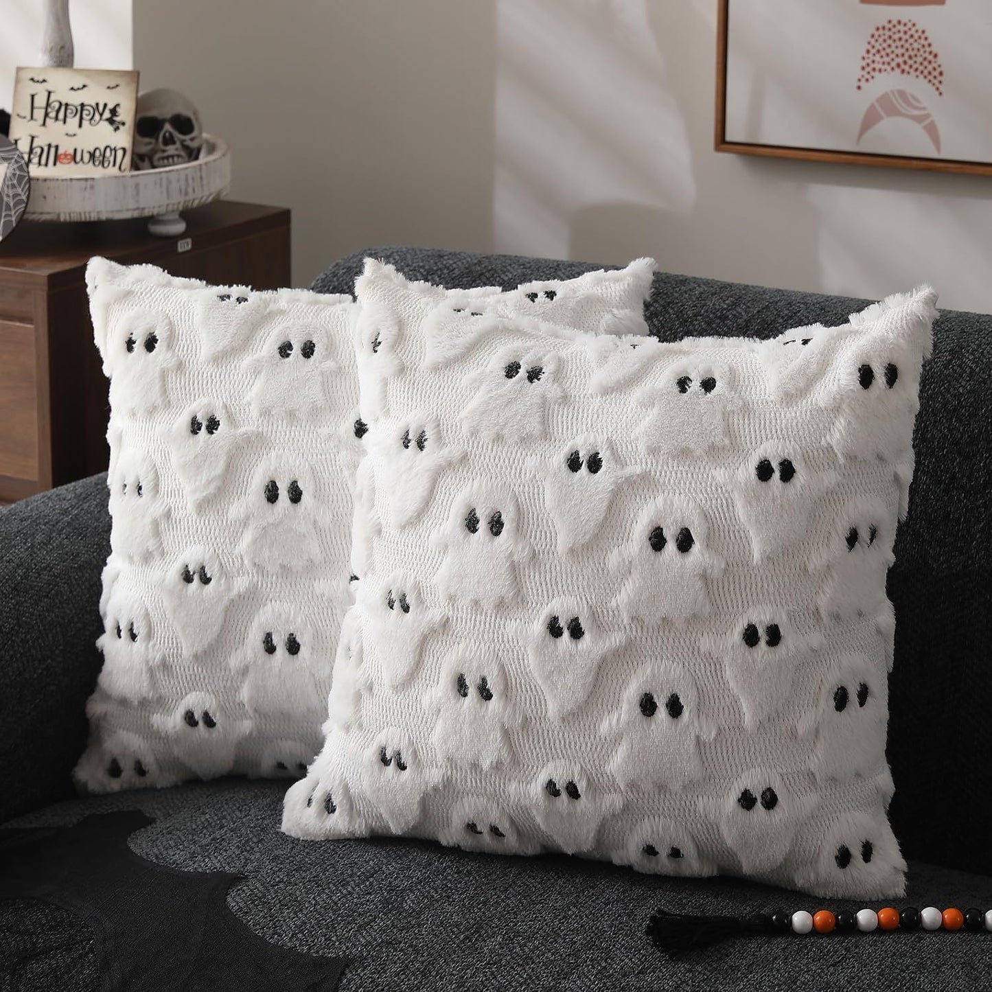 Plush Halloween Pillow Covers