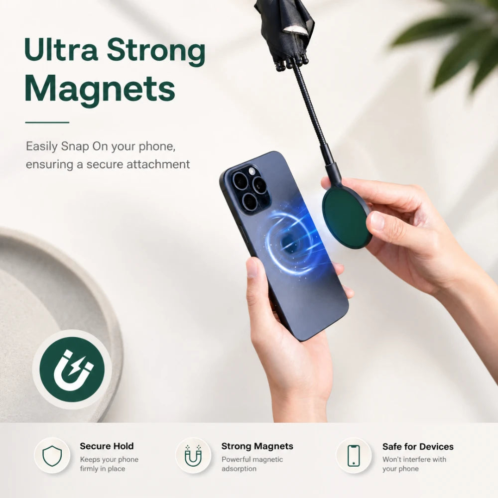 Elara Glow Magnetic Phone Umbrella