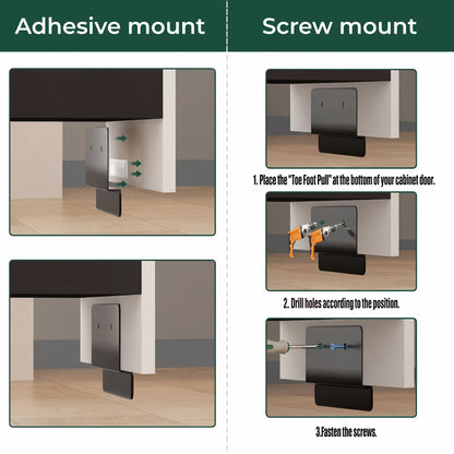 KickSlide Adhesive Cabinet Foot Pull - Limited Time Offer