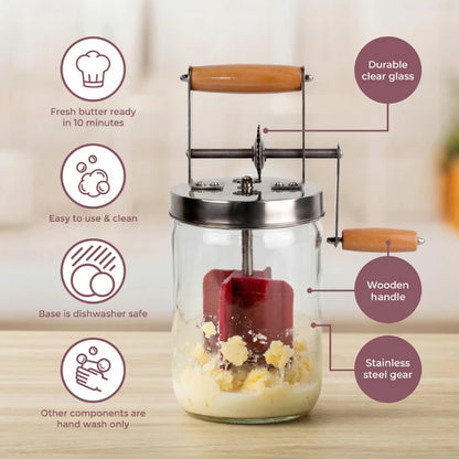 Homemade Butter Churner - Limited Time Offer