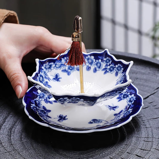 Sakino Porcelain Tea Strainer Set
