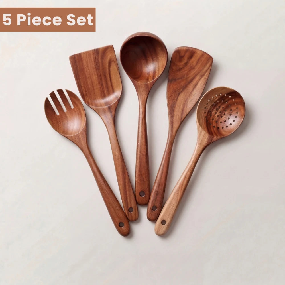 Nordhaven Teak Utensil Set