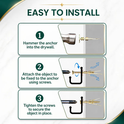 No-Drill Wall Anchor Kit