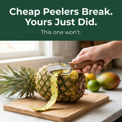 SliceWood Stainless Steel Peeler - Limited Time Offer