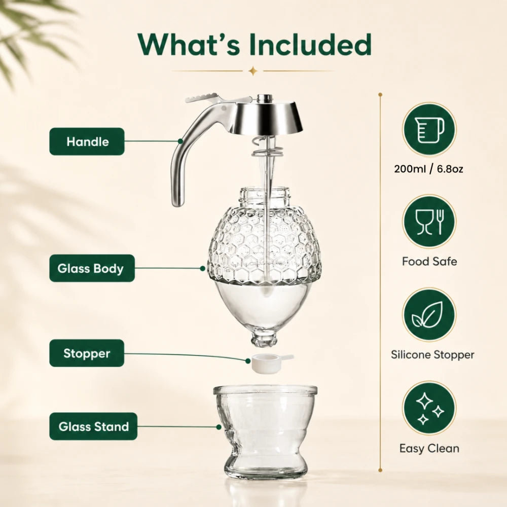 Siena Honey Dispenser