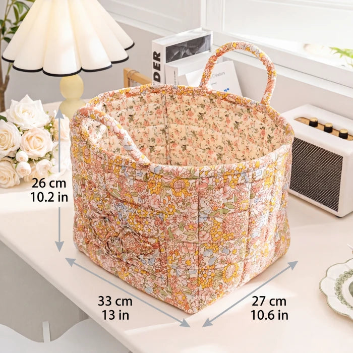 Quilted Bloom Basket