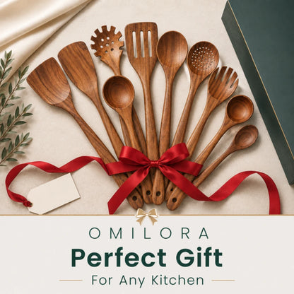 Nordhaven Teak Utensil Set