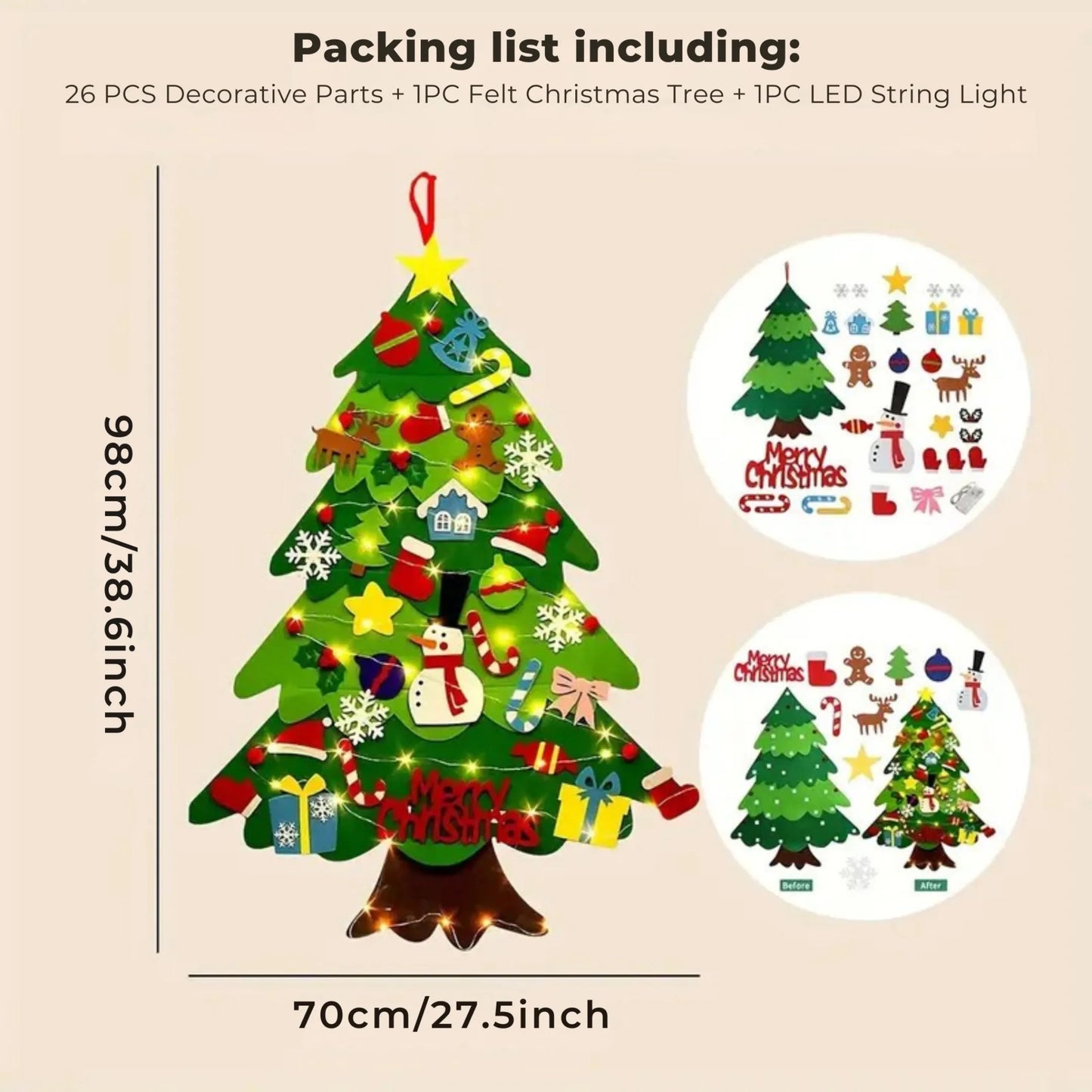 Children's Holiday Tree Set