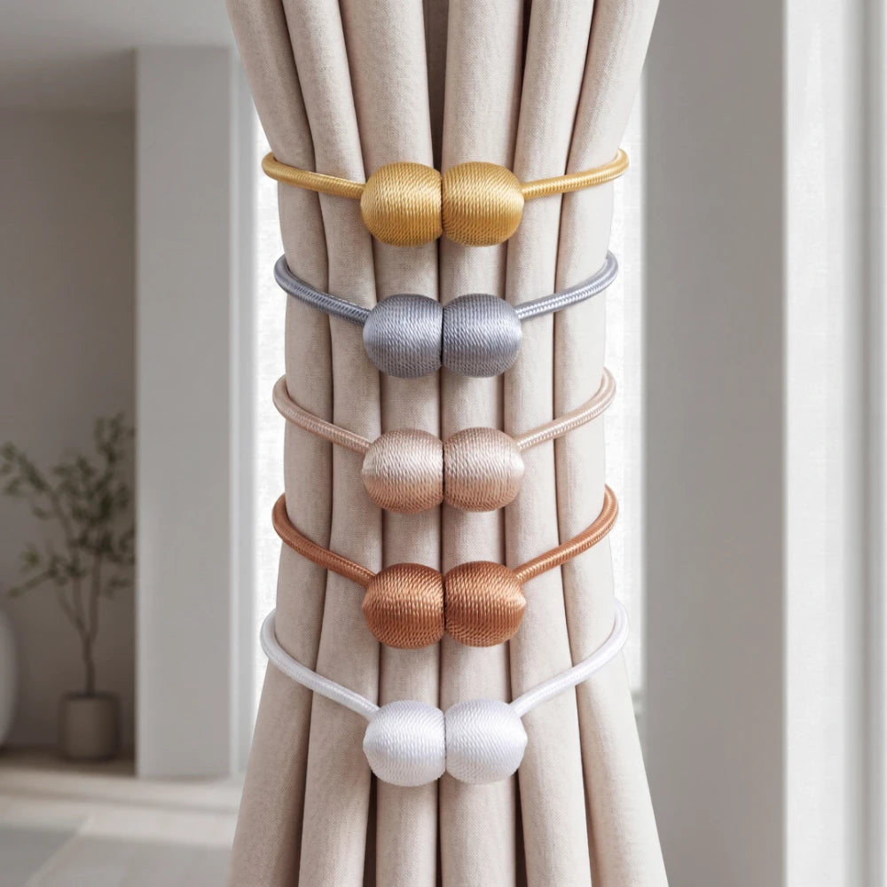 Corette Woven Magnetic Tiebacks