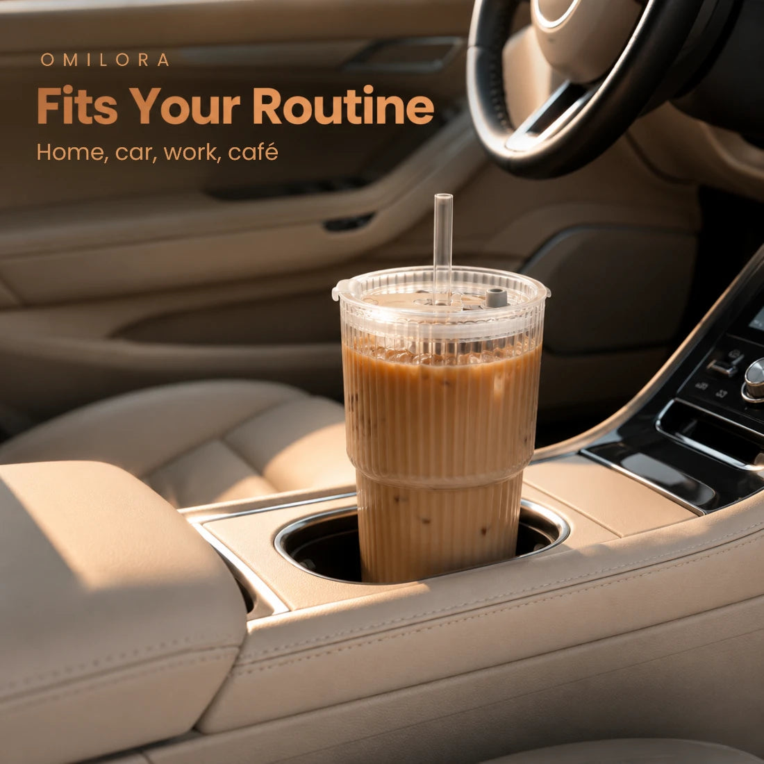 Vela Straw Coffee Cup