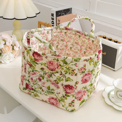 Quilted Bloom Basket