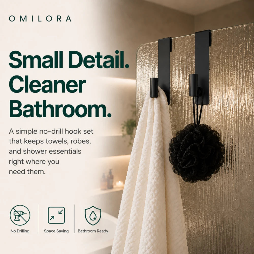 Glassline Shower Door Hook
