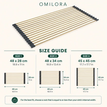 Liora Gold Dish Drain Rack