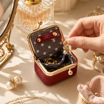Velour Mini Jewelry Box
