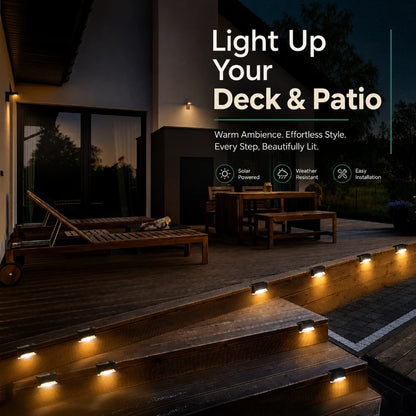 Outdoor Solar Deck Edge Light - Limited Time Offer