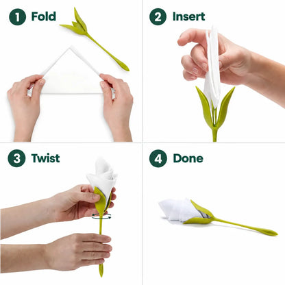 Rosalie Flower Napkin Holders