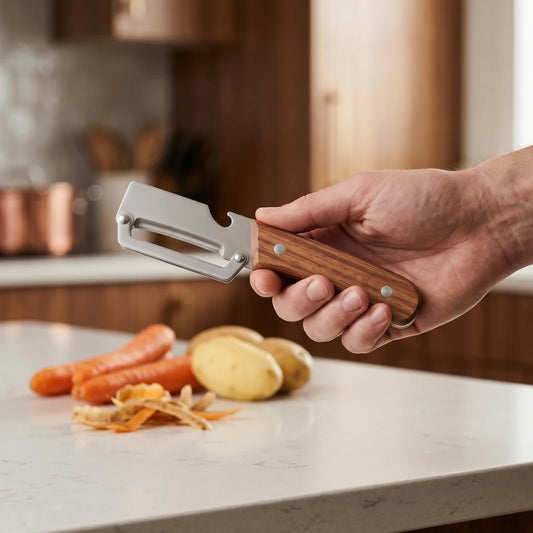 SliceWood Stainless Steel Peeler - Limited Time Offer