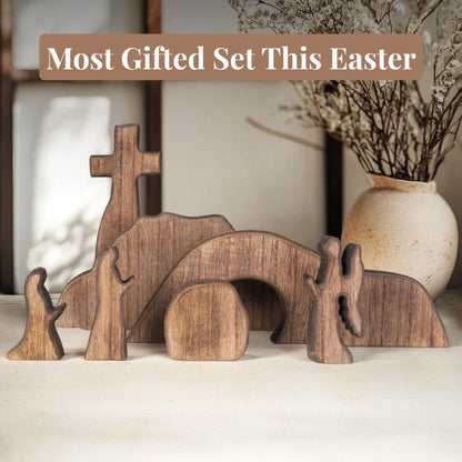 Risen Cross Wood Set