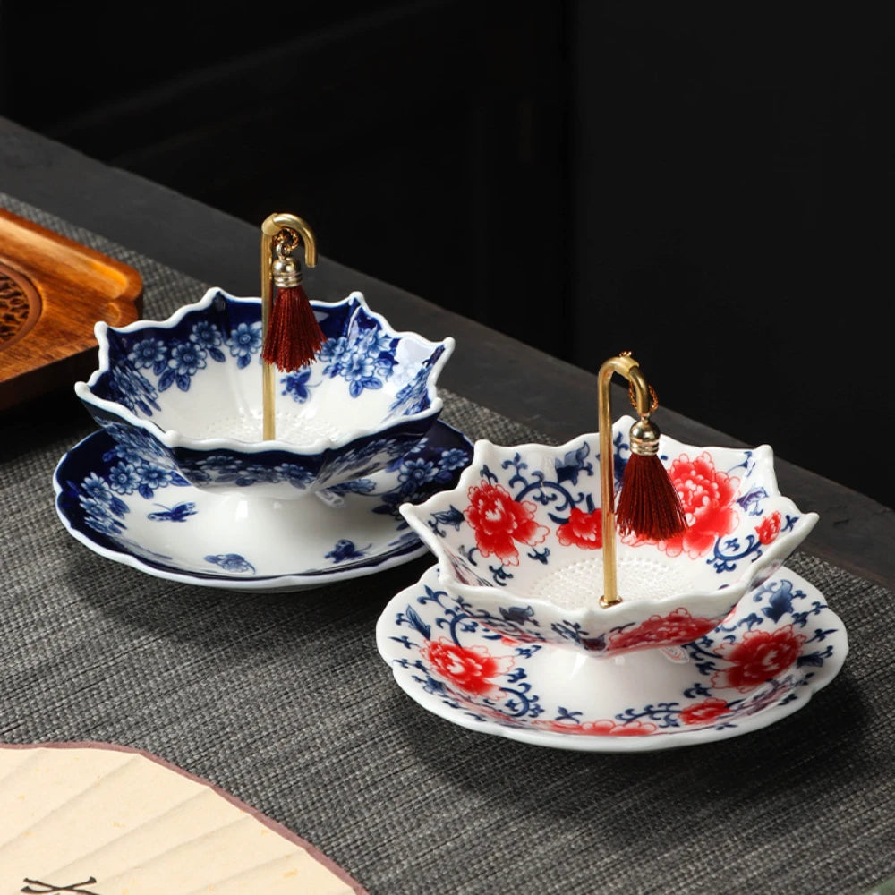 Sakino Porcelain Tea Strainer Set