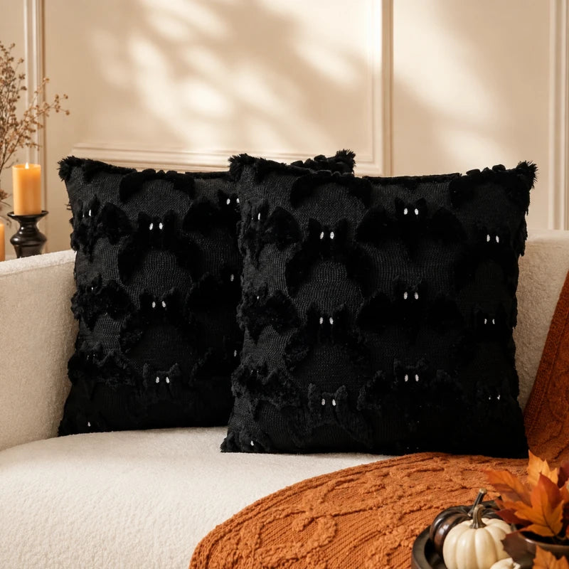 Plush Halloween Pillow Covers