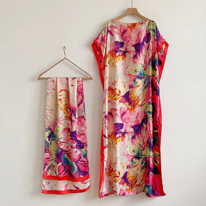 Riviera Breeze Kaftan Set