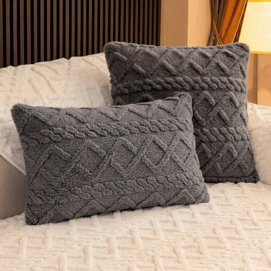 Plush Pillow Covers (2xPack)