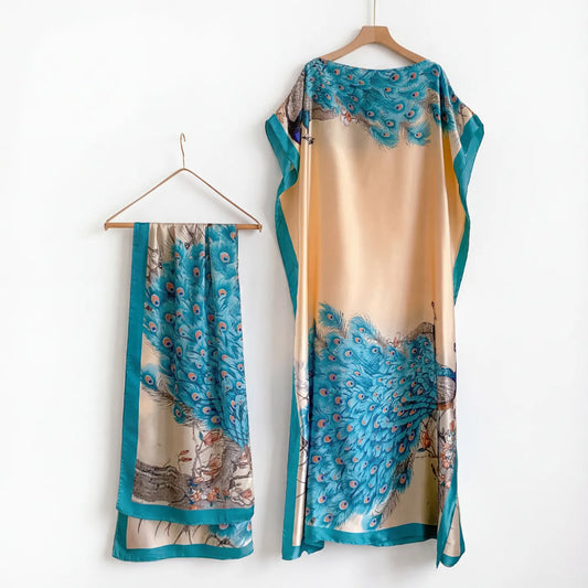 Riviera Breeze Kaftan Set