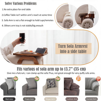 Acacia Sofa Armrest - Limited Time Offer