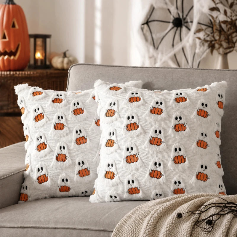 Plush Halloween Pillow Covers