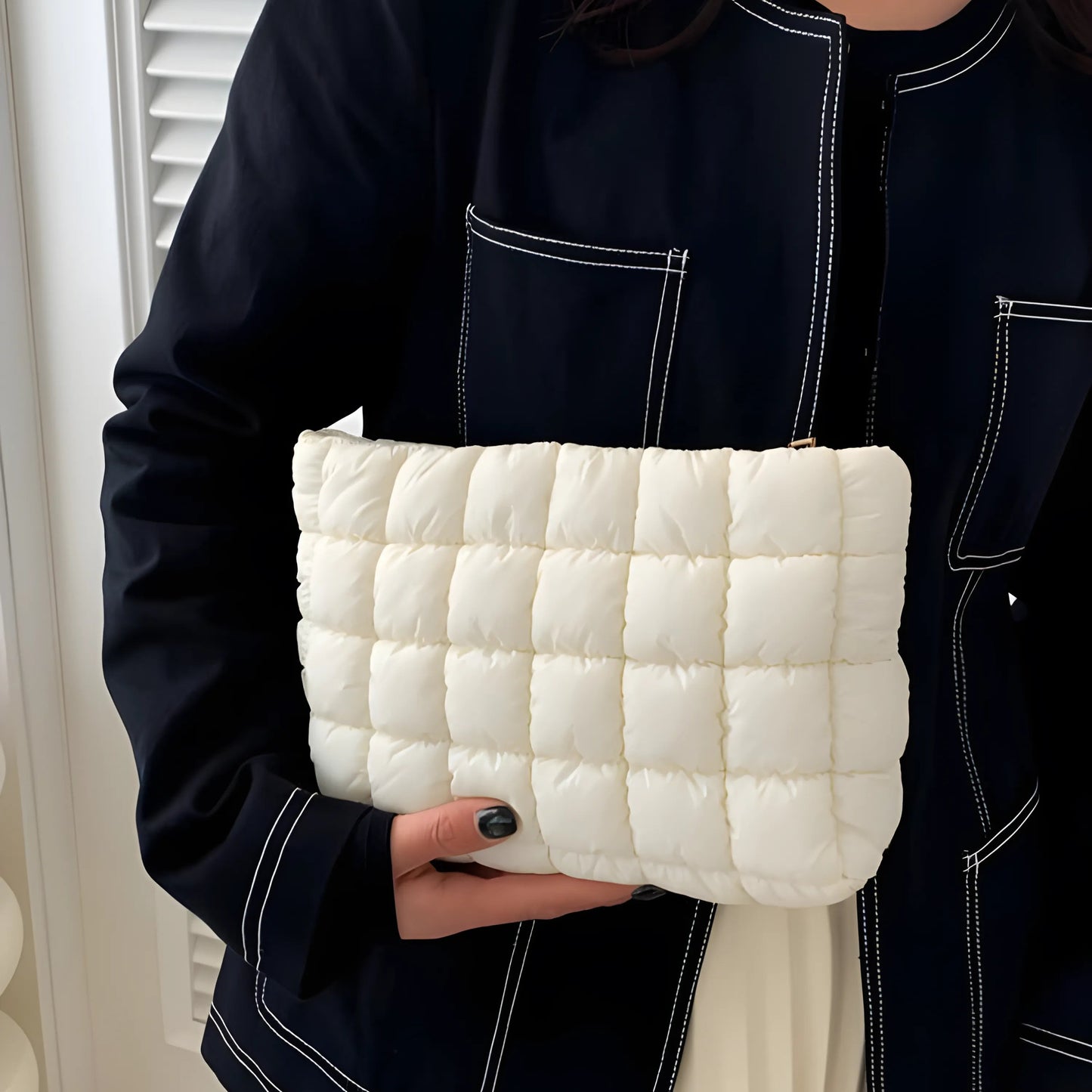 Quilted Cosmetic Bag