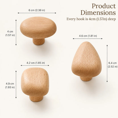 Noreva Wood Hooks